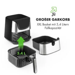 AeroVital Deluxe Heißluftfritteuse 1700W 5,4 Liter Edelstahl 18 AeroVital Deluxe Heißluftfritteuse 1700W 5,4 Liter Edelstahl -Outdoor Grills Store 10032849 de 0009 logo