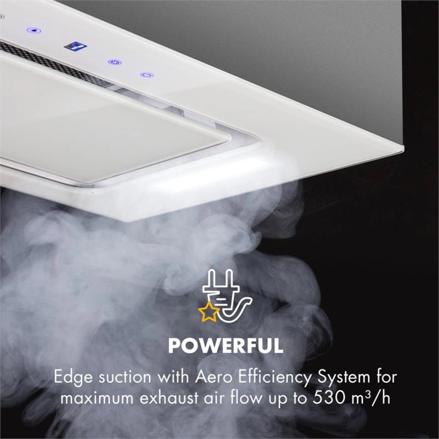 Hektor Dunstabzugshaube Einbau 52cm Abluft: 530 M³/h LED Touch Glas 3 Hektor Dunstabzugshaube Einbau 52cm Abluft: 530 M³/h LED Touch Glas – Bild 3