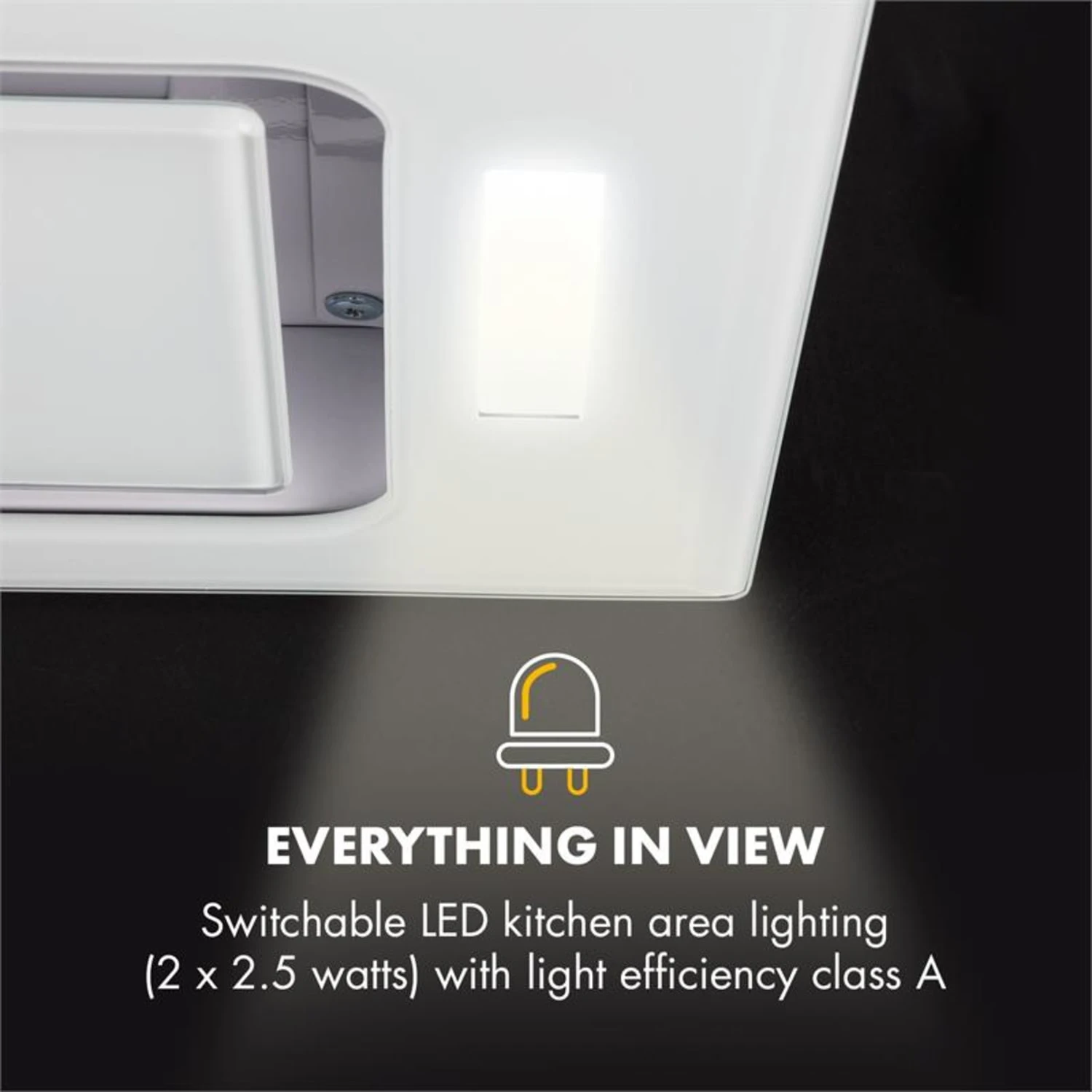 Hektor Dunstabzugshaube Einbau 52cm Abluft: 530 M³/h LED Touch Glas 6 Hektor Dunstabzugshaube Einbau 52cm Abluft: 530 M³/h LED Touch Glas – Bild 6