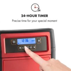 Aromatica II Duo Kaffeemaschine, Integriertes Mahlwerk, 1,25 L, Rot -Outdoor Grills Store 10032866 yy 0005 logo Klarstein Aromatica II Duo Kaffeemaschine rot