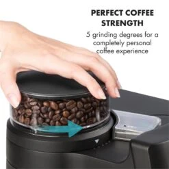 Aromatica II Duo Kaffeemaschine, Integriertes Mahlwerk, 1,25 L, Rot -Outdoor Grills Store 10032866 yy 0006 logo Klarstein Aromatica II Duo Kaffeemaschine rot