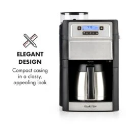 Aromatica II Thermo Kaffeemaschine, Mahlwerk, 1,25 L, Silber 13 Aromatica II Thermo Kaffeemaschine, Mahlwerk, 1,25 L, Silber -Outdoor Grills Store 10032875 yy 0003 logo Klarstein Aromatica II Thermo Kaffeemaschine silber