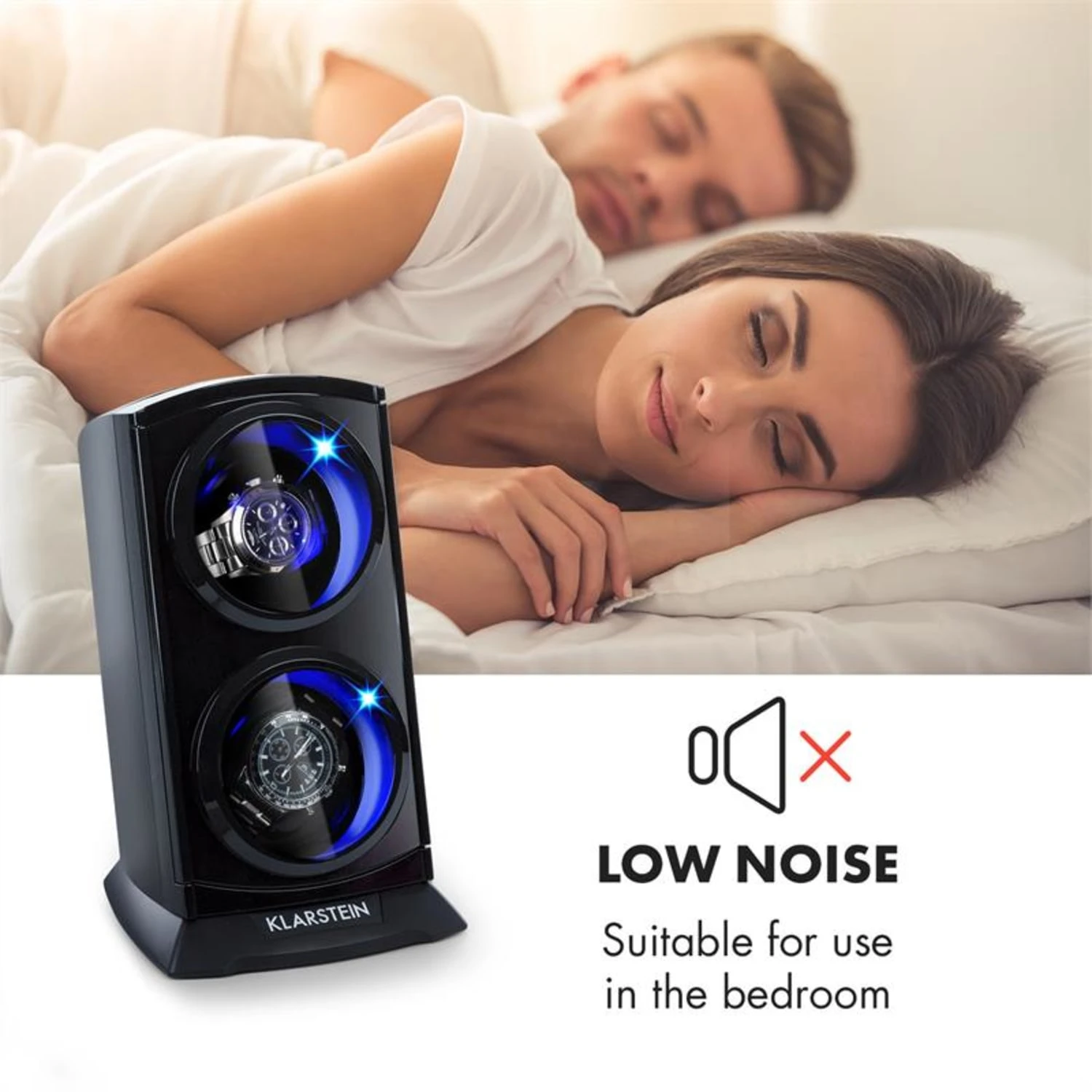 St. Gallen Premium Uhrenbeweger 2 Uhren 4 Geschwindigkeiten 6 St. Gallen Premium Uhrenbeweger 2 Uhren 4 Geschwindigkeiten – Bild 6