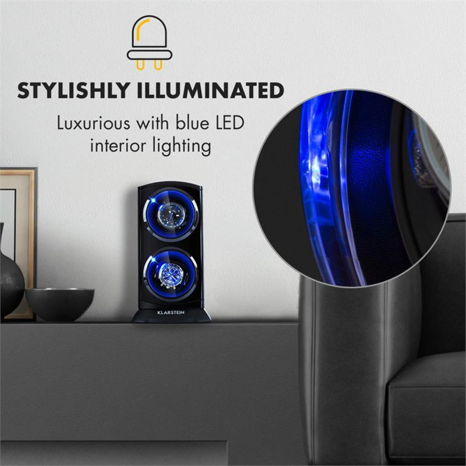 St. Gallen Premium Uhrenbeweger 2 Uhren 4 Geschwindigkeiten 8 St. Gallen Premium Uhrenbeweger 2 Uhren 4 Geschwindigkeiten – Bild 8