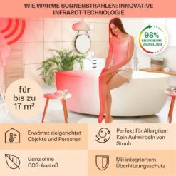 Hot Spot Crystal IR Heizpanel 45x120cm 17m² 850W 5-40°C LED IP24 -Outdoor Grills Store 10032942 de 0004 usp