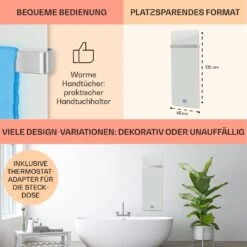 Hot Spot Crystal IR Heizpanel 45x120cm 17m² 850W 5-40°C LED IP24 -Outdoor Grills Store 10032942 de 0006 usp