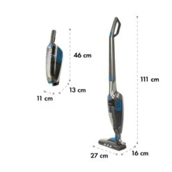 TurboHybrid Staubsauger Boden- Und Handstaubsauger Anthrazit/blau -Outdoor Grills Store 10032945 yy 0010 logo Klarstein TurboHybrid Staubsauger anthrazit blau