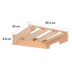 Barossa 77D Weinglas-Regal Zubehör Regalboden Für Weingläser Echtholz -Outdoor Grills Store 10032964 yy 0005 logo Klarstein Barossa 77D Weinglas Regal