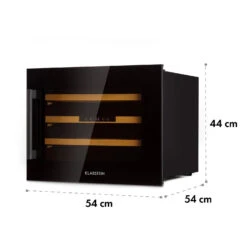 Vinsider 24 Built-In Uno Onyx Einbau-Weinkühlschrank 24 Flaschen 57 L -Outdoor Grills Store 10032965 yy 0011 dimensions