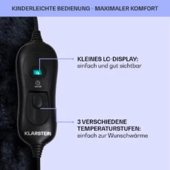 Dr. Watson SuperSoft Heizdecke 120 W 180 X 130 Cm Teddy-Plüsch -Outdoor Grills Store 10033006 de 0006 usp