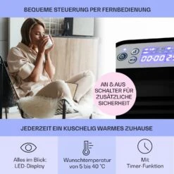 Hot Spot Slimcurve Heizgerät 80x40cm 40m² 2000W 5-40°C LED IP24 -Outdoor Grills Store 10033017 de 0003 usp