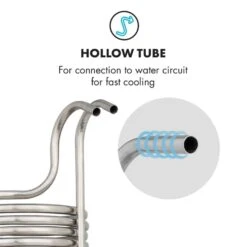 Chiller 12 Eintauchkühler Ø21,5 Cm 18 Schleifen 304 Edelstahl -Outdoor Grills Store 10033082 yy 0004 logo Klarstein Chiller 12 Eintauchkuehler 18 Schleifen