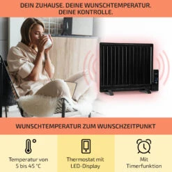 Wallander Ölradiator 600W Thermostat Ölheizung Ultraflach Schwarz 9 Wallander Ölradiator 600W Thermostat Ölheizung Ultraflach Schwarz -Outdoor Grills Store 10033099 de 0003 usp