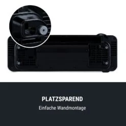Wallkyrie Wandheizgerät 1000W/2000W 10 - 49 °C Thermostat Schwarz -Outdoor Grills Store 10033139 de 0008 logo