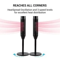 Heat Spike Turmheizgerät 1200/2200W 8h-Timer Thermostat Schwarz 12 Heat Spike Turmheizgerät 1200/2200W 8h-Timer Thermostat Schwarz -Outdoor Grills Store 10033141 yy 0005 logo oneConcept Heat Spike Turmheizgeraet schwarz