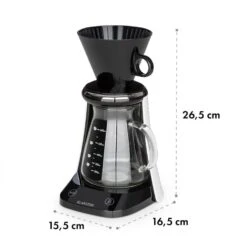 Craft Coffee Waage Timer Glaskanne Filteraufsatz 600ml Schwarz/weiß -Outdoor Grills Store 10033182 yy 0008 logo Klarstein craft coffee Waage Kaffeebereiter schwarz weiss