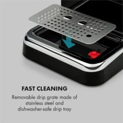 Espressionata Gusto Espressomaschine 1100W 15 Bar Druck Schwarz 14 Espressionata Gusto Espressomaschine 1100W 15 Bar Druck Schwarz -Outdoor Grills Store 10033209 yy 0006 logo Klarstein Espressionata Gusto Espressomaschine