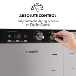 Master Jerky 24 Dörrautomat 5850W 40-90 °C 15h-Timer Edelstahl Silber 10 Master Jerky 24 Dörrautomat 5850W 40-90 °C 15h-Timer Edelstahl Silber -Outdoor Grills Store 10033214 yy 0003 logo Klarstein Master Jerky 24 Doerrautomat silber