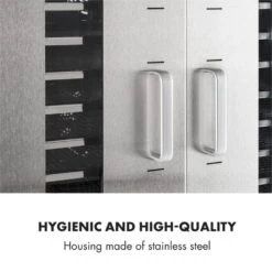 Master Jerky 24 Dörrautomat 5850W 40-90 °C 15h-Timer Edelstahl Silber 13 Master Jerky 24 Dörrautomat 5850W 40-90 °C 15h-Timer Edelstahl Silber -Outdoor Grills Store 10033214 yy 0006 logo Klarstein Master Jerky 24 Doerrautomat silber