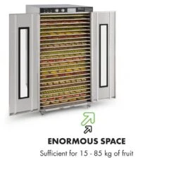 Master Jerky 24 Dörrautomat 5850W 40-90 °C 15h-Timer Edelstahl Silber 14 Master Jerky 24 Dörrautomat 5850W 40-90 °C 15h-Timer Edelstahl Silber -Outdoor Grills Store 10033214 yy 0007 logo Klarstein Master Jerky 24 Doerrautomat silber