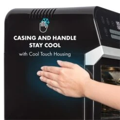 AeroVital Cube Heißluftfritteuse 1600W 12l Timer 16 Programme Schwarz -Outdoor Grills Store 10033248 yy 0007 logo Klarstein AeroVital Cube Heissluftfritteuse schwarz reedit