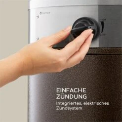 Goldflame Deluxe Terrassenheizstrahler 36.000BTU/11kW Mobil Edelstahl -Outdoor Grills Store 10033279 yy 0004 logo Blumfeldt Goldflame Deluxe Heizstrahler kupfer