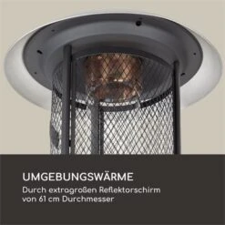 Goldflame Deluxe Terrassenheizstrahler 36.000BTU/11kW Mobil Edelstahl -Outdoor Grills Store 10033279 yy 0008 logo Blumfeldt Goldflame Deluxe Heizstrahler kupfer