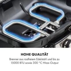 Parforce Duo 2 Gasgrill Brenner 4,4kW 15000BTU 300°C Schwarz 14 Parforce Duo 2 Gasgrill Brenner 4,4kW 15000BTU 300°C Schwarz -Outdoor Grills Store 10033296 de 0005 logo