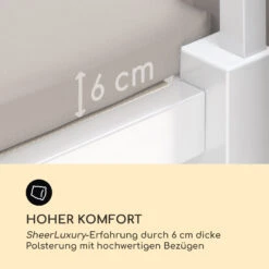 Eremitage Double Sunbed 2 Pers Stahl-Rahmen Sonnendach Vorhänge Creme -Outdoor Grills Store 10033317 de 0006 logo