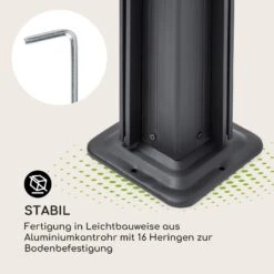 Pantheon Cortina Pavillon Mit Dach 3x4m 4 Seitenteile Beige -Outdoor Grills Store 10033318 de 0006 logo