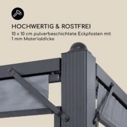 Pantheon Cortina Pavillon Mit Dach 3x6m 4 Seitenteile Grau -Outdoor Grills Store 10033321 de 0007 logo