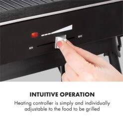 Porterhouse Elektrogrill 2200W Antihaft-Grillfläche Schwarz -Outdoor Grills Store 10033322 yy 0007 logo Klarstein Porterhouse Elektrogrill 2200W schwarz