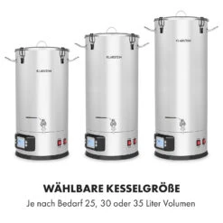 Maischfest Maischekessel 5 Teile 1500/3000W 35l LCD Edelstahl -Outdoor Grills Store 10033341 de 0003 logo