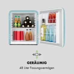 Audrey Mini Retro-Kühlschrank 48l 2 Ebenen -Outdoor Grills Store 10033346 de 0007 logo