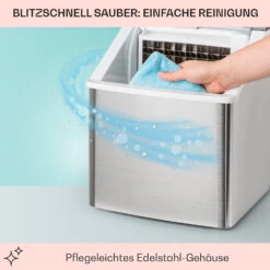 Clearcube Eiswürfelmaschine Klareis 13kg/24h Edelstahl Schwarz 11 Clearcube Eiswürfelmaschine Klareis 13kg/24h Edelstahl Schwarz -Outdoor Grills Store 10033350 de 0005 usp