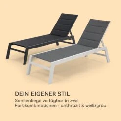 Renazzo Lounge Liegestuhl 70/30 PVC/PE Aluminium 6-Stufen Anthrazit 14 Renazzo Lounge Liegestuhl 70/30 PVC/PE Aluminium 6-Stufen Anthrazit -Outdoor Grills Store 10033363 de 0006 logo