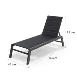 Renazzo Lounge Liegestuhl 70/30 PVC/PE Aluminium 6-Stufen Anthrazit 17 Renazzo Lounge Liegestuhl 70/30 PVC/PE Aluminium 6-Stufen Anthrazit -Outdoor Grills Store 10033363 yy 0009 logo