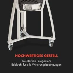 Queensize Kamado Grill Thermometer Abnehmbare Seitenteile Schwarz 17 Queensize Kamado Grill Thermometer Abnehmbare Seitenteile Schwarz -Outdoor Grills Store 10033377 de 0008 logo