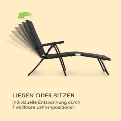 Pomporto Lounge Liegestuhl 70/30 PVC/PE Aluminium 7-Stufen Anthrazit 13 Pomporto Lounge Liegestuhl 70/30 PVC/PE Aluminium 7-Stufen Anthrazit -Outdoor Grills Store 10033409 de 0005 logo