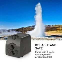 Raincastle Gartenbrunnen 12 LEDs 8W IPX8 Indoor & Outdoor -Outdoor Grills Store 10033428 yy 0008 logo Blumfeldt Raincastle Gartenbrunnen 12 LEDs