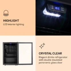 Beersafe 5XL Kühlschrank 148 Liter 3 Böden Panoramaglastür Edelstahl -Outdoor Grills Store 10033435 uk 0004 logo