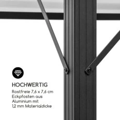 Pantheon Solid Sky Pavillon Mit Dach 3x3m Polycarbonat Aluminium -Outdoor Grills Store 10033455 de 0007 logo