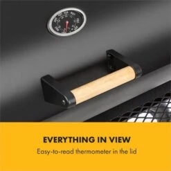 Beef Brisket Smoker Grill Holzkohlegrill/Smoker Edelstahl-Grill Mobil 16 Beef Brisket Smoker Grill Holzkohlegrill/Smoker Edelstahl-Grill Mobil -Outdoor Grills Store 10033460 yy 0008 logo Klarstein Beef Brisket Smoker Grill schwarz