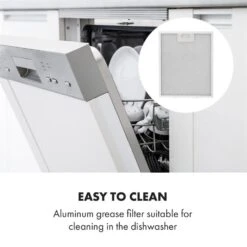 Contempo Unterbau-Dunstabzugshaube 60cm 175m³/h LED Edelstahl Acryl -Outdoor Grills Store 10033470 uk 0005 logo Klarstein Contempo Unterbau Dunstabzugshaube reedit