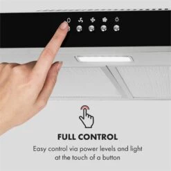 Contempo Unterbau-Dunstabzugshaube 60cm 175m³/h LED Edelstahl Acryl -Outdoor Grills Store 10033470 uk 0008 logo Klarstein Contempo Unterbau Dunstabzugshaube reedit