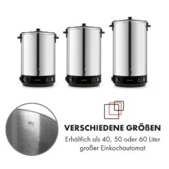 KonfiStar 40 Einkochautomat Getränkespender 2500W 40L Edelstahl 18 KonfiStar 40 Einkochautomat Getränkespender 2500W 40L Edelstahl -Outdoor Grills Store 10033524 de 0009 logo