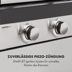 Gazooka 2.0T Gas BBQ Grill 2x3kW Brenner Edelstahl 18 Gazooka 2.0T Gas BBQ Grill 2x3kW Brenner Edelstahl -Outdoor Grills Store 10033532 de 0008 logo