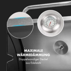 Gazooka 3.0T BBQ Grill 3x3kW Brenner 4 Rollen Edelstahl -Outdoor Grills Store 10033533 de 0007 logo