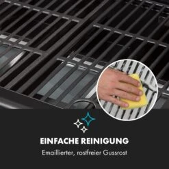 Gazooka 3.0T BBQ Grill 3x3kW Brenner 4 Rollen Edelstahl -Outdoor Grills Store 10033533 de 0010 logo