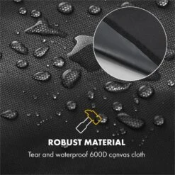 Gazooka 3.0T Wetterschutzhaube 600D Canvas 30/70% PE/PVC Schwarz -Outdoor Grills Store 10033536 yy 0005 logo Klarstein Gazooka 3 0T Wetterschutzhaube schwarz